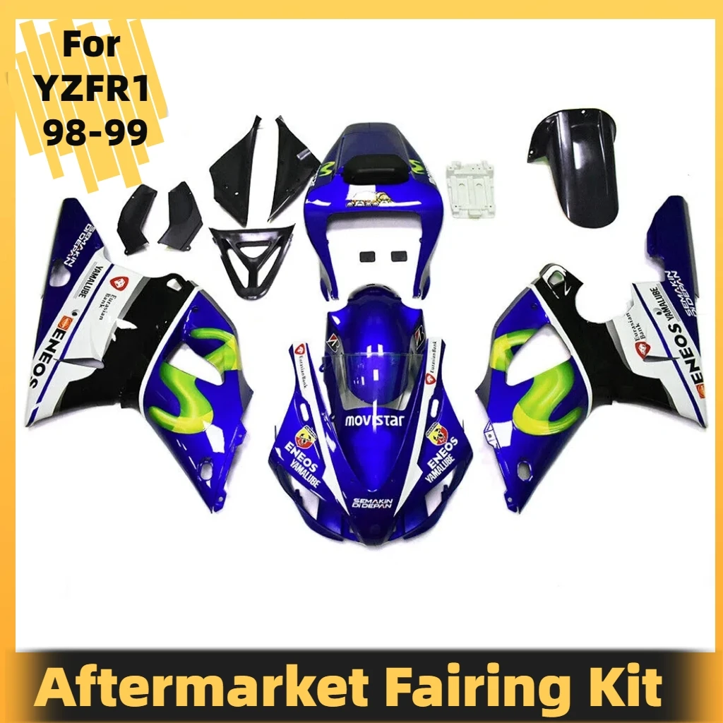 

Комплект обтекателей для мотоцикла Yamaha 1998 1999 YZFR1 98 99 YZF-R1 ABS пластиковый корпус для восстановления впрыска автозапчасти бесплатно на заказ