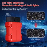 OBD2 Scanner Reader Bluetooth Wireless Auto Diagnostic Scan Tool for iOS & Android for Bluetooth 5.4 Car Check Engine Car Code 2