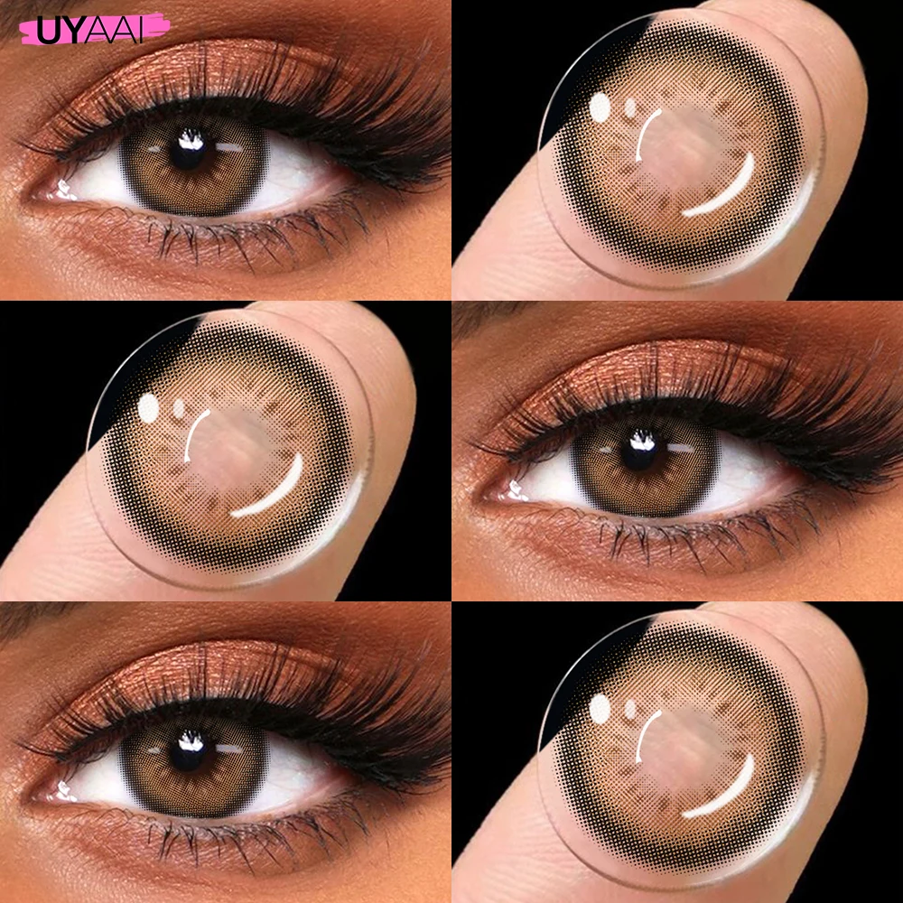 Natural Brown Beauty Lenses - Korean Style Fashion