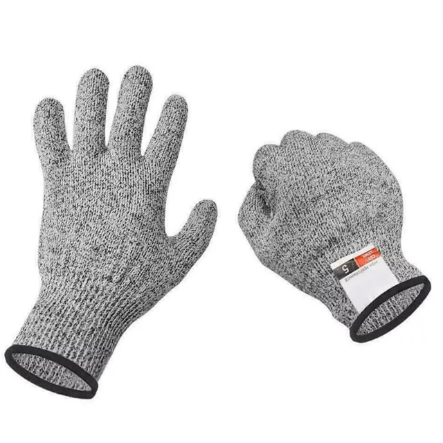 Gants de sécurité pour écaillage d'huîtres, gants de jardinage, fil  métallique, coupe-vert, degré de couteau, isotcuisine, coupe de boucher,  niveau 5 - AliExpress