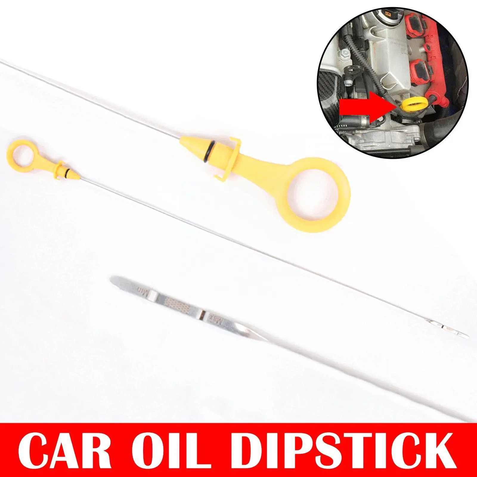 

Car Engine Oil Dipstick For Suitable For Audi A4 A5 Quattro 2009-2017 2.0T Magotan Oil Dipstick Tool Z1N7