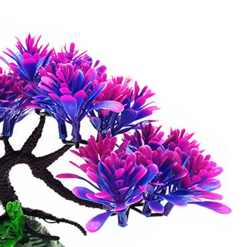 New 1PC Aquarium Artificial Pine Vivid Water Plants Fish Tank Simulation Plant Decor