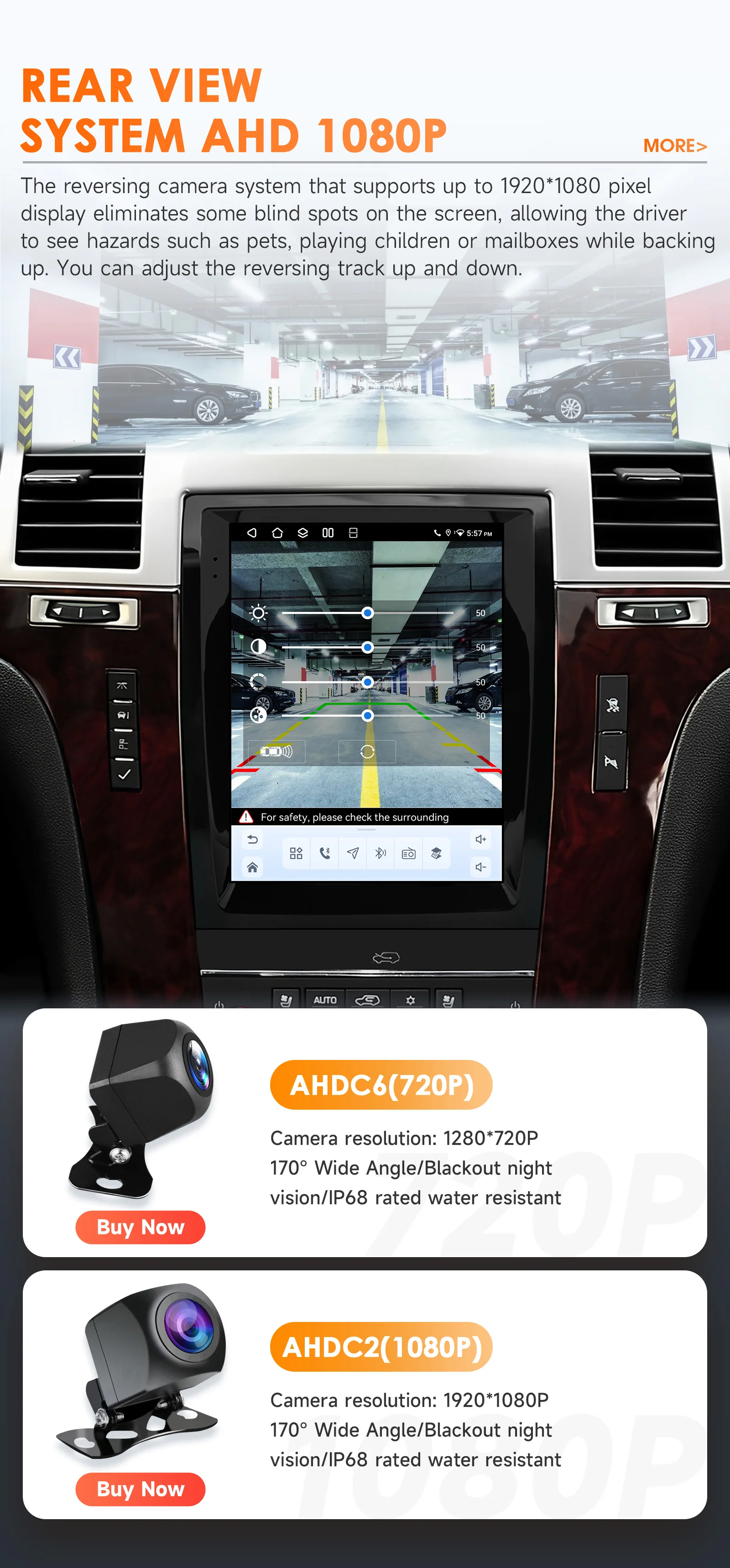 9,7-Zoll-6115-Android-14-Autoradio für Cadillac Escalade/SLS 2007-2014, kabelloses Carplay, 360°-Kamera, Autoradio, GPS, Multimedia-Videoplayer – Detail 38