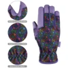 1Pair Gardening Gloves for Women light duty Breathable Touchscreen for Weeding Working Digging Planting Garden Gloves 2