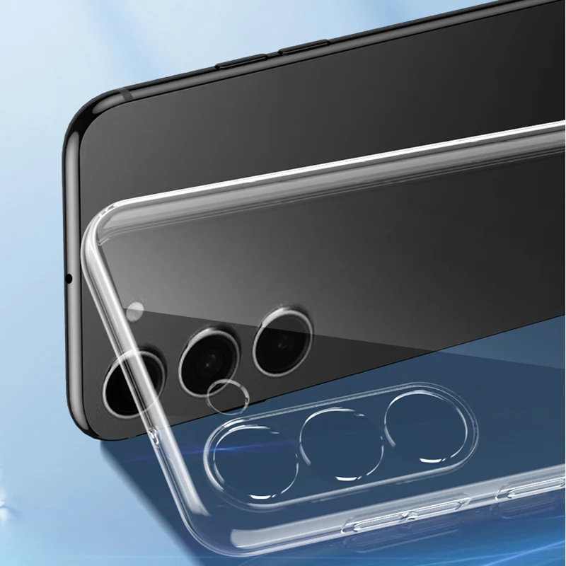 Transparent Silicone Soft Phone Case - Shockproof and Flexible Cover