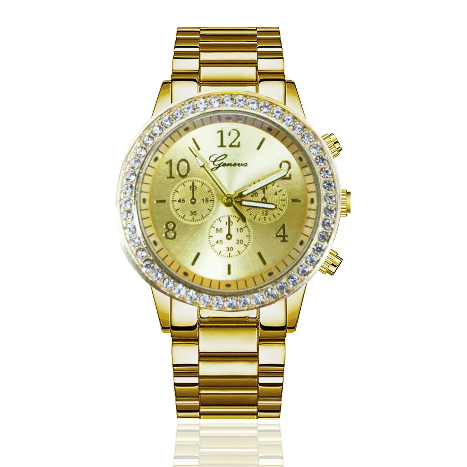 

Fashion Women Stainless Steel Watch Leisure Ladies Quartz Wristwatch High Quality accesorios para mujer
