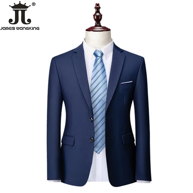 13 Color S-6XL Male Blazer Solid Color Classic Formal Business Men Suit Jacket Groom Groomsmen Wedding Dress Party Social Coat men suits jackets