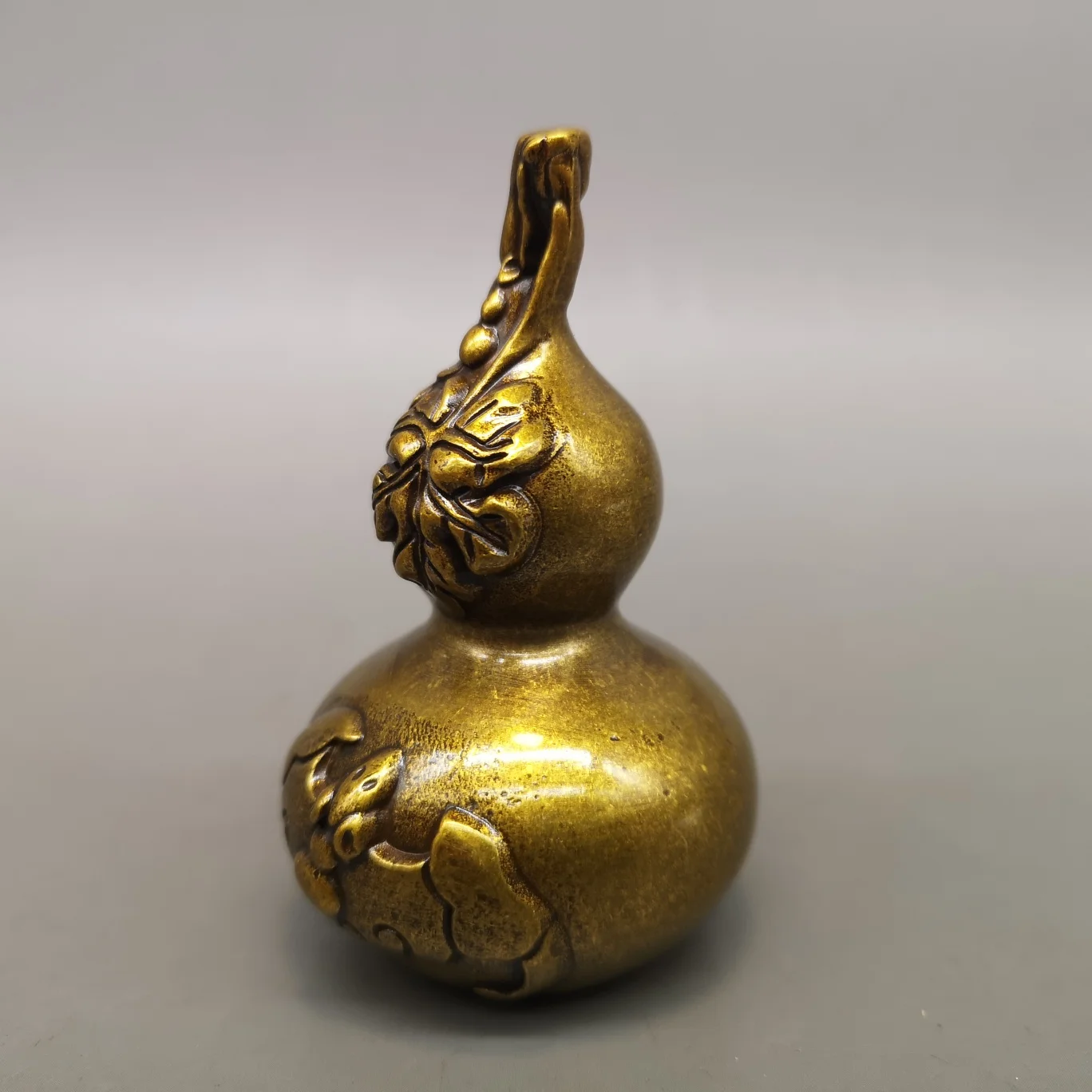 

Antique Collection Brass Dao Fa Small Gourd Ornament Home Decoration Gift