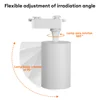 12/20/30W LED Track Light Fixture COB Track Lighting Wall Lamp Rail Spotlight Kitchen Clothing Store Ceiling Light 220V 레일조명 5