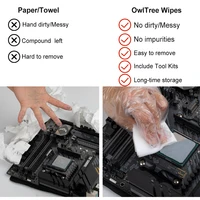 New Thermal Paste Remover No Impurities Thermal Compound Cleaning Wipes for CPU GPU heatsink Thermal Paste (20 Pieces) - Image 5