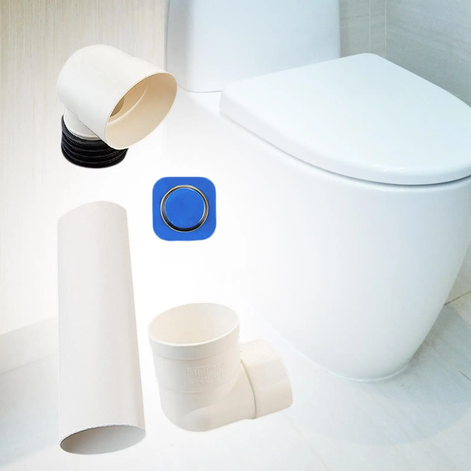 Offset Toilet Flange Tub Waste Expanded Hose Connector Repair for Plumbing Drainage Systems Universal PVC Offset Closet Flange Offset Toilet Flange Tub Waste Expanded Hose Connector Repair for Plumbing Drainage Systems Universal PVC Offset Closet Flange