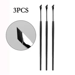 Ultra Thin Precision Eyeliner & Eyebrow Brush - Fine Angle Detail Makeup Brush in White (Blade eyeliner -3)