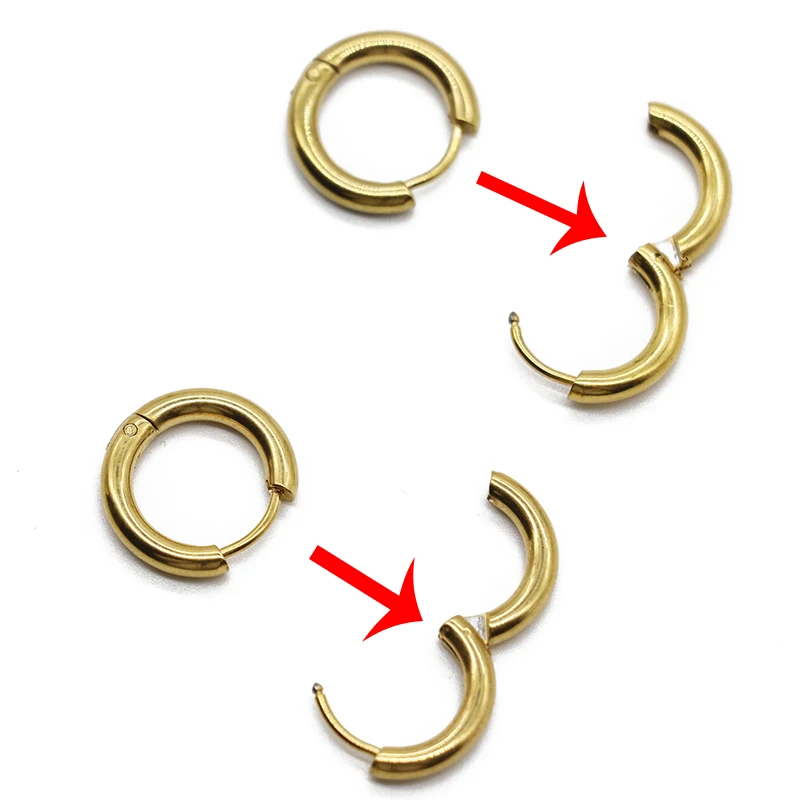 Рисунок 6 - 8/10/12/14 мм круглые серьги-кольца