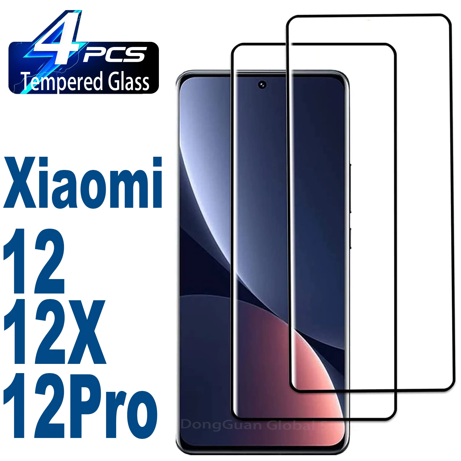 Protector de pantalla de vidrio templado para Xiaomi 12, 10, 12, liteNE,  cubierta completa curvada 3D, película de lente para Xiaomi 12, 12X, 12Pro  - AliExpress