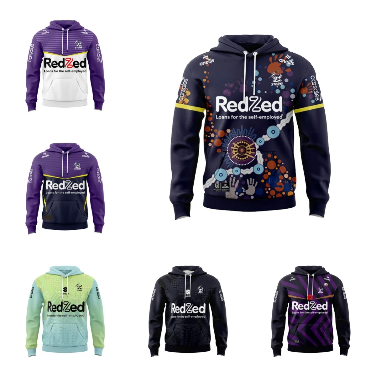 MELBOURNE STORM O'NEAL MEN'S INDIGENOUS SHIRT-HOODIE