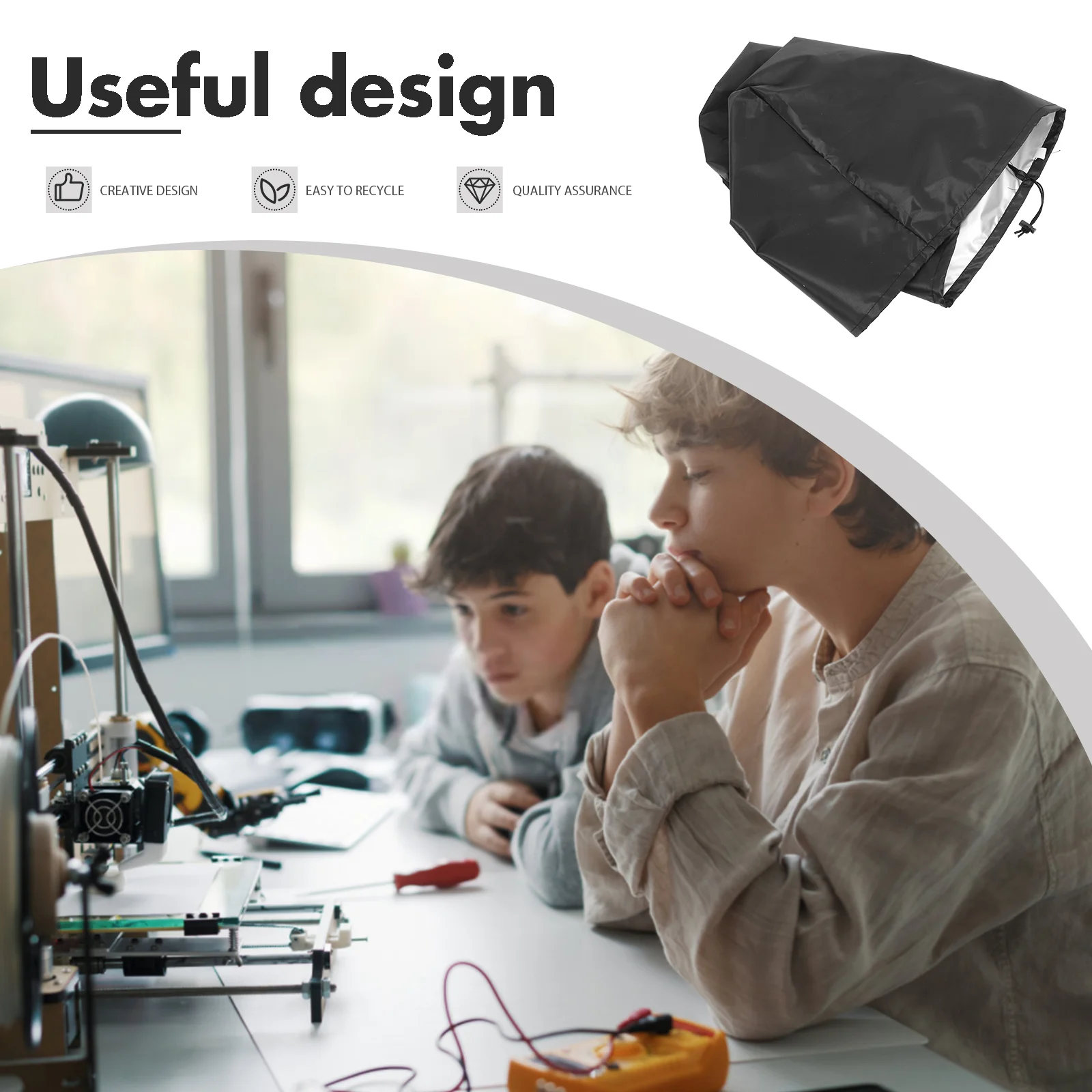 1000D Oxford Cloth Dustproof Cover For Printer Protective Enclosure Resin Printer Cover Storage Sleeve Dust Protection