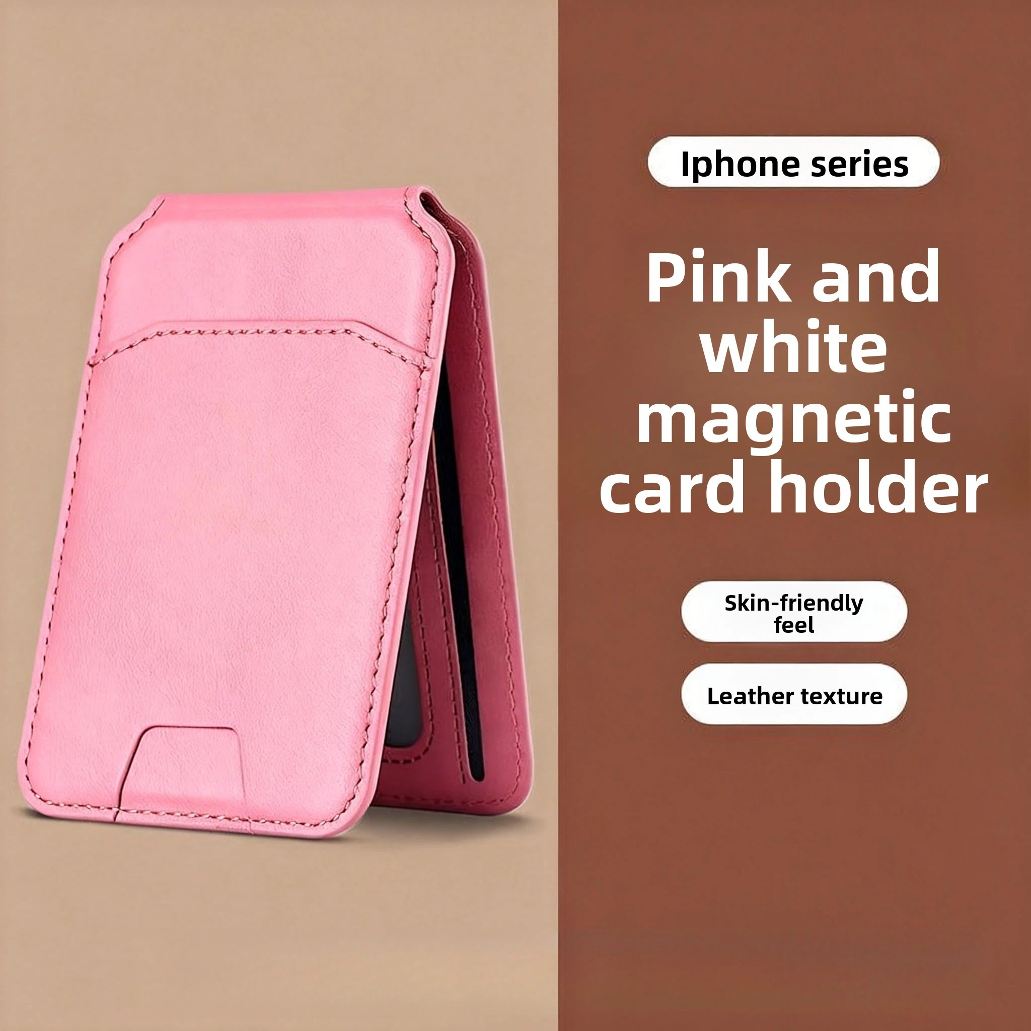 Premium Magnetic Leather Wallet Phone Case with Vertical Card Slot and Stand – Shockproof Design