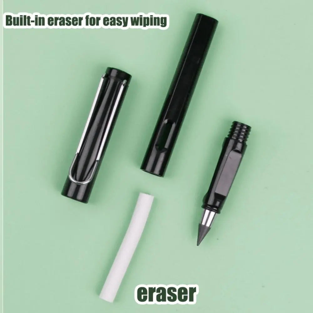 Drawing Set Writing Stationery Drawing Pencils 17pcs Set Infinity Pencils No Sharpening Eternity Pencils No Ink Kawaii Unlimited Pens Art Supplies School Stationery Nib Eraser