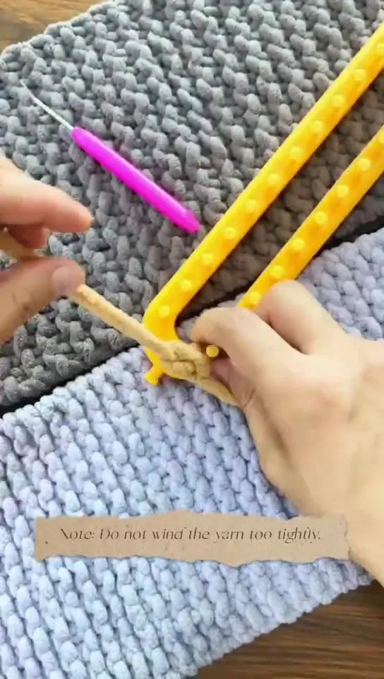 Kit De Tissage Avec Métier à Tisser Plastique - Lot De 3 - Pour Faire écharpes, Bonnets, Pompons - DIY