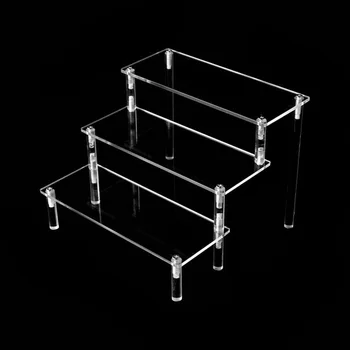 Clear Acrylic Display Stand – Multi-Purpose Organizer & Riser Shelf 1