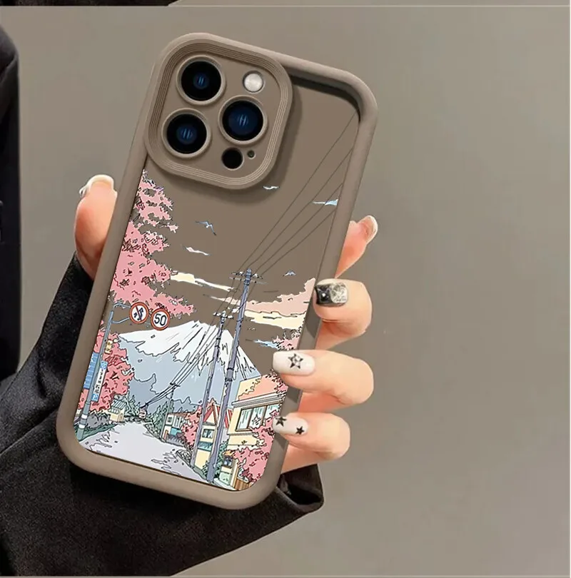 Anime Scenery Matte Phone Case