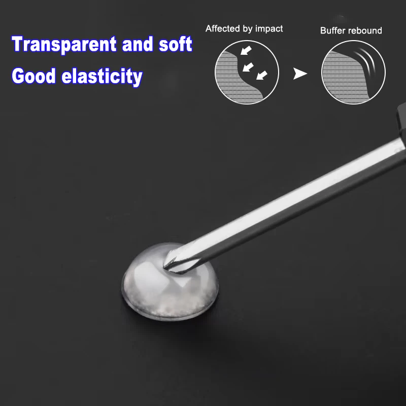 Self-Adhesive Silicone Anti Slip Bumpers Feet Pads Damper Buffer Cabinet Door Silicone Furniture Stop Muffler Wall Protector silicone furniture pads silicone door stoppers silicone anti slip pads