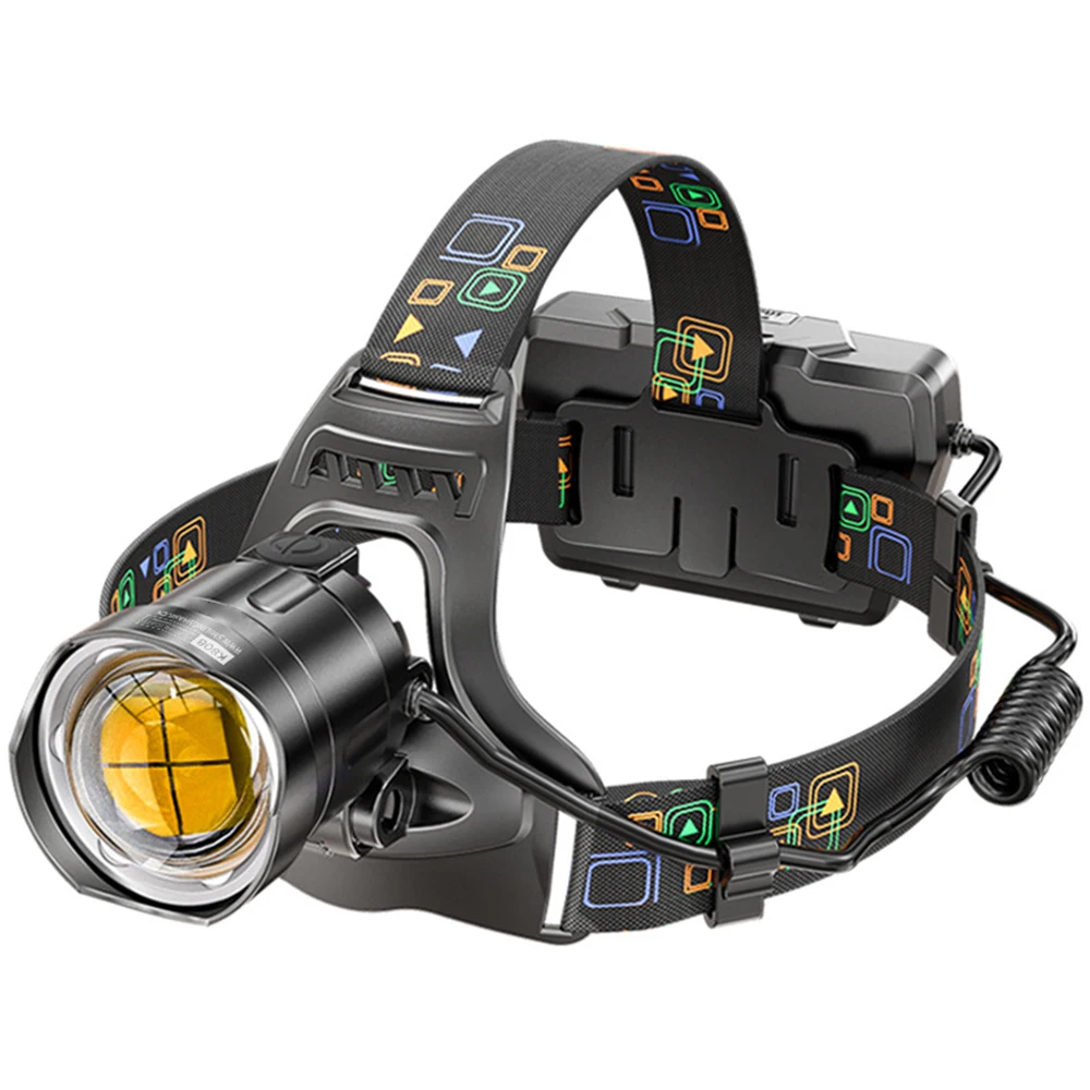 

500000LM XHP100 1500M Long Range Powerful Led Headlamp Zoomable Outdoor Headlight 18650 XHP90.2 Head Flashlight Torch For Hunt