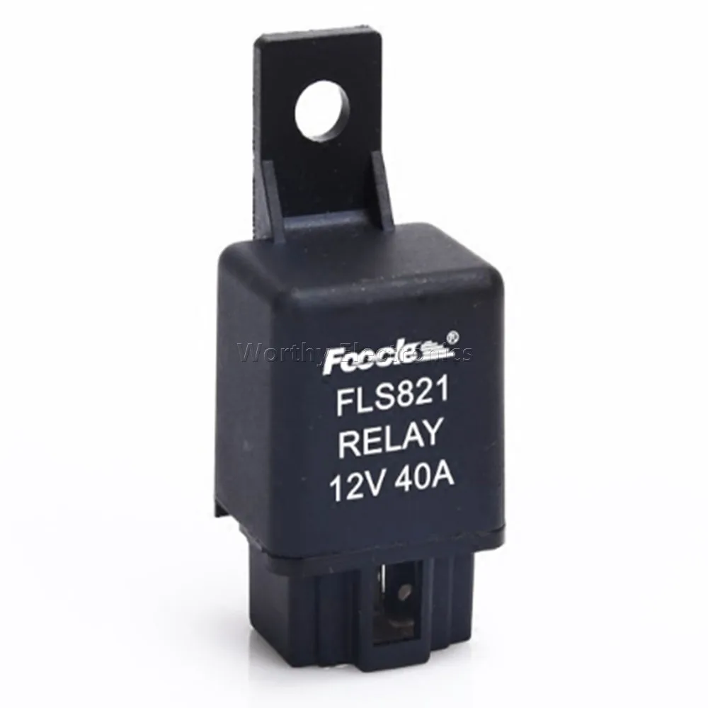 Free Shipping 10PCS/LOT FLS821 12V 40A Relay 4PIN