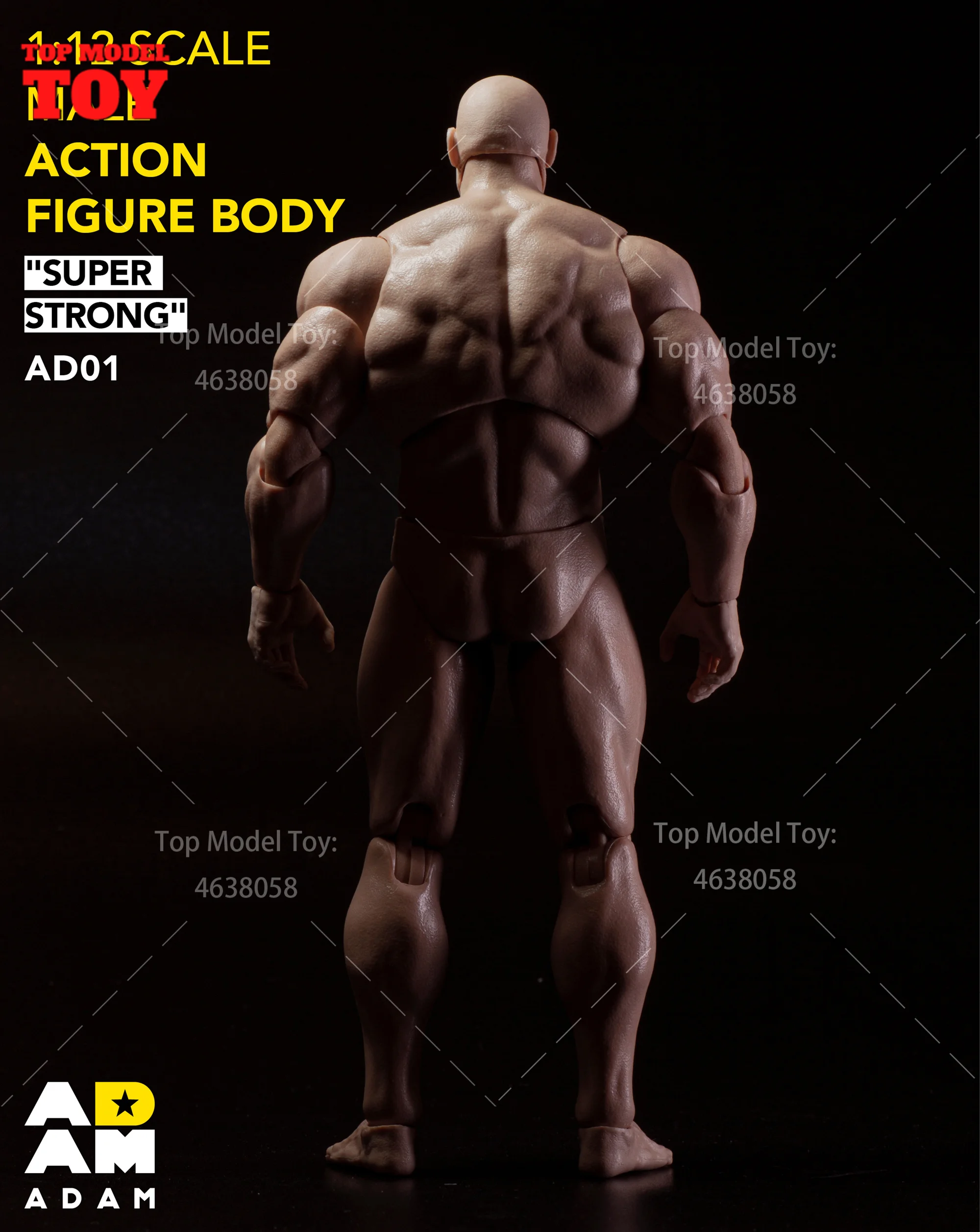 ADAM F001 1/12 SUPER STRONG フィギュア　マッチョ Sfaa916ada3c9457eaae1f7cf6b7ff