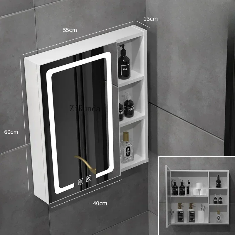 Originality Smart Bathroom Cabinet Nordic Simple Vanity Storage Mirror Cabinets Washbasin Home Furniture Mueble Bajo Lavabo FYBC