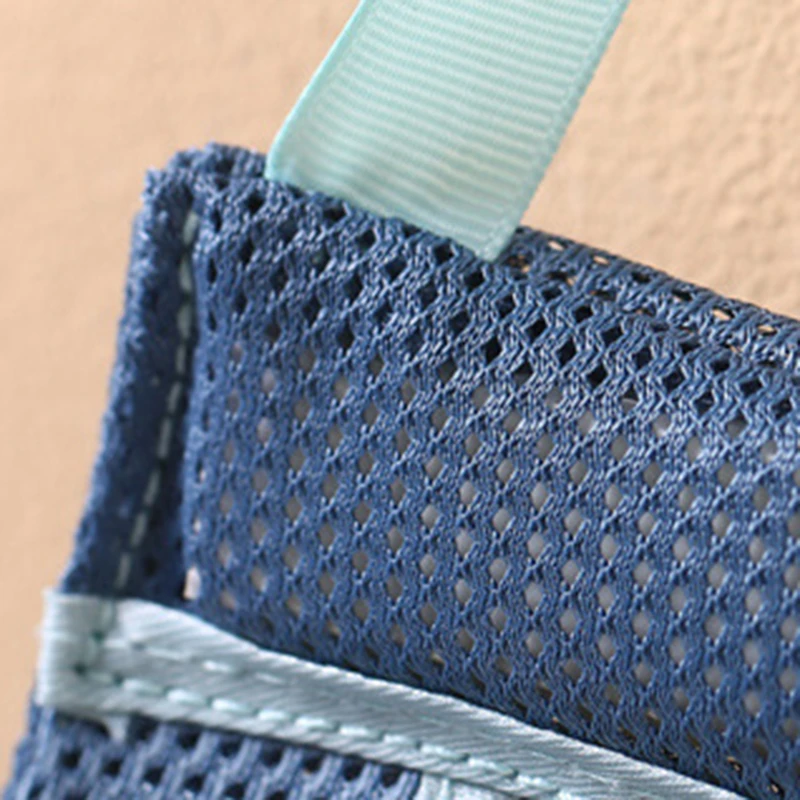 Garbage Bag Holder For Plastic Bag Wall Hanging Washable Mesh Storage Bags Plastic Dispenser Kitchen Tools