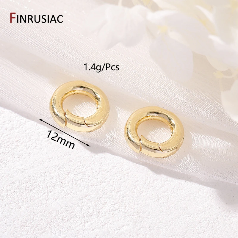 14 Karat vergoldet Messing Herzform Feder verschluss Anschluss verschluss für DIY Armband Halskette hand gefertigten Schmuck machen Ergebnisse – Detail 18