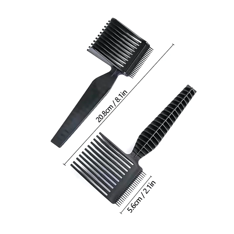 Hair Comb Men's Gradient Hairstyle Comb Hair Cutting Tool Professional Hair Comb Styling Tools Men Flat Top Guide Haircut Clipper