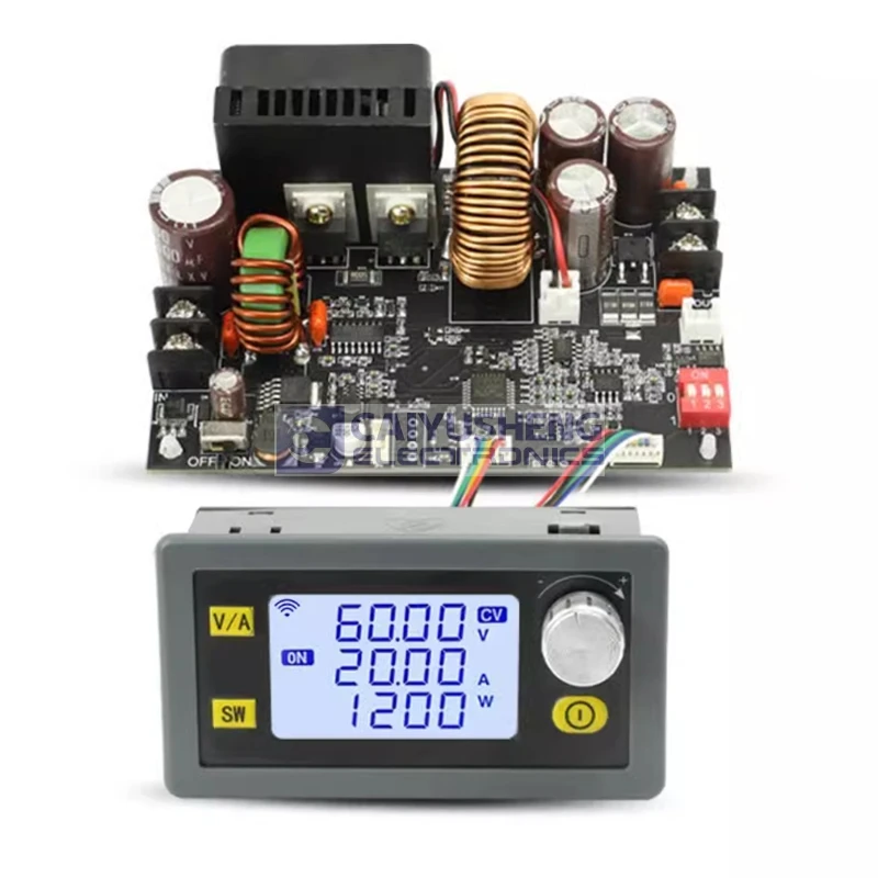 XY6020L 60V 20A 1200W Buck Converter CC CV Step-Down Module LCD
