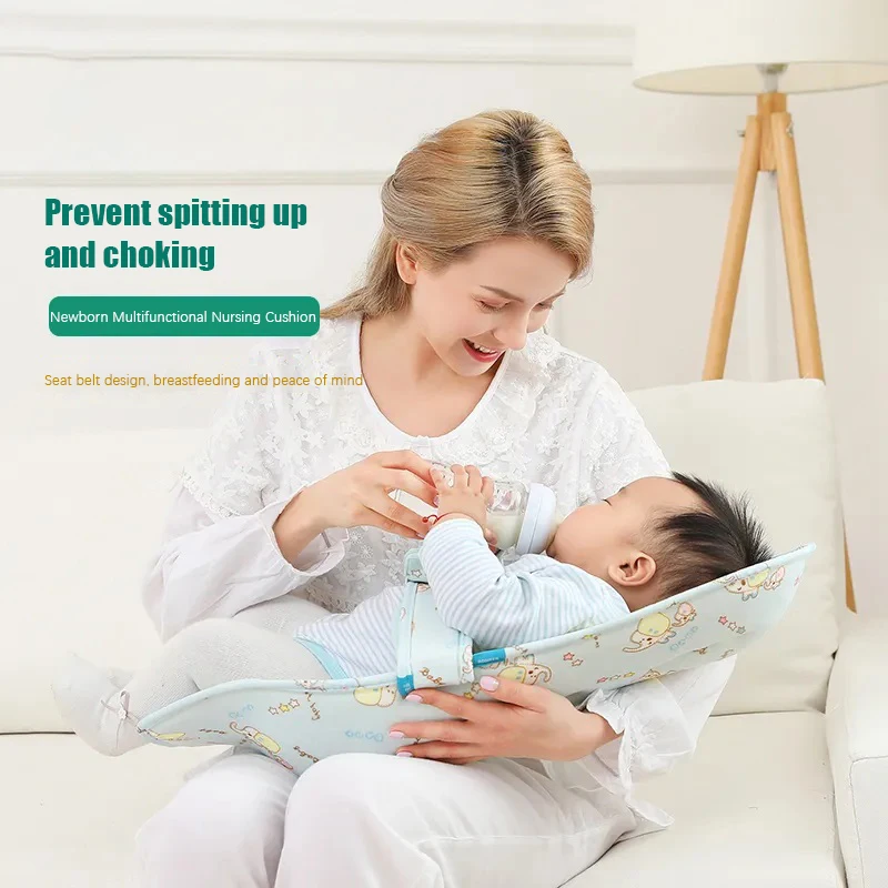 

Baby Breastfeeding Pillows Support Strap Newborn Sleep Feeding Pillow Infant Anti-spit Milk Nursing Pillow Hug Artifact Cushion