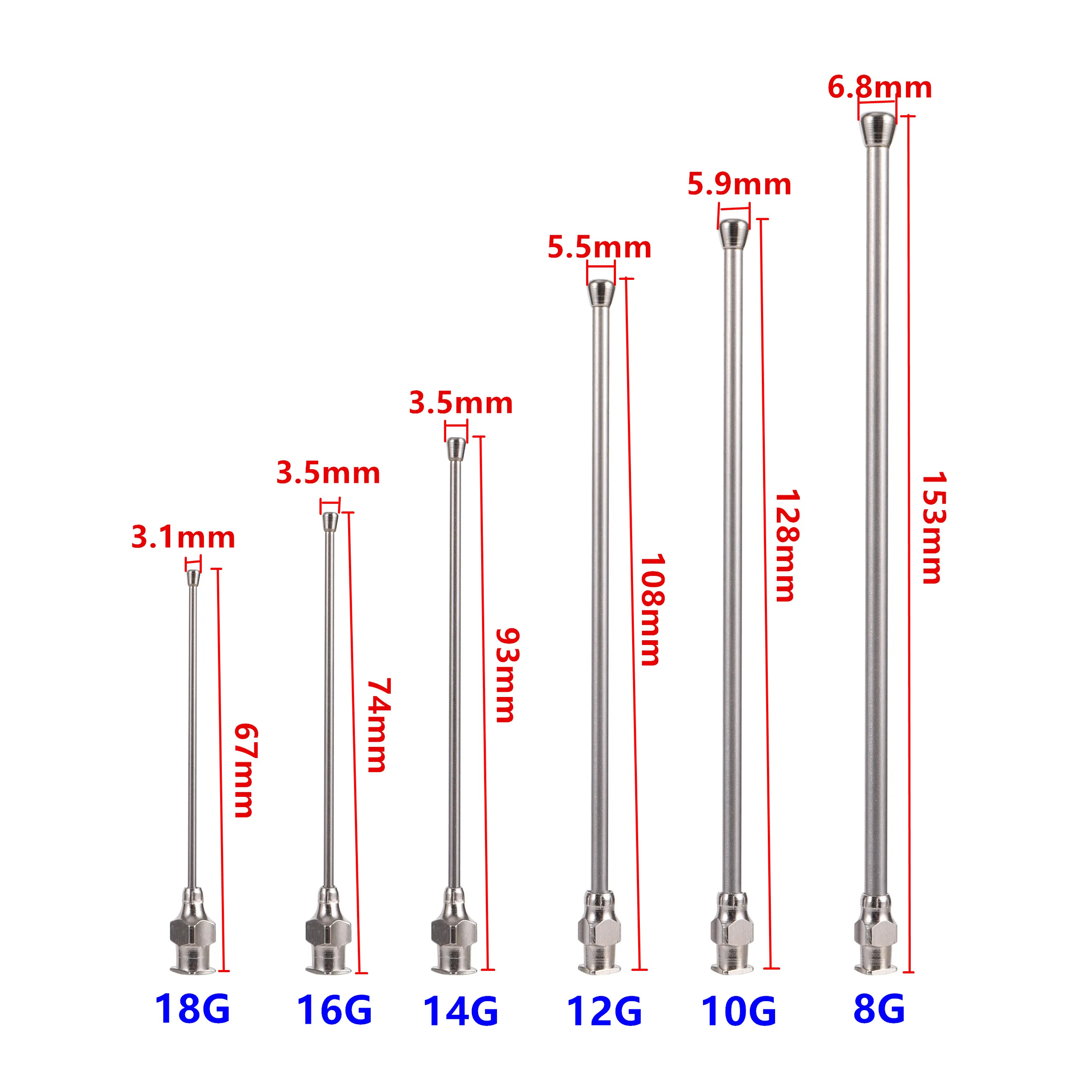 6 Models Straight Gavage Tubes Parrot Pigeon Bird Poultry Feeding Injection Fittings 10ml/20ml/50ml Manual Birds Feeding Syringe