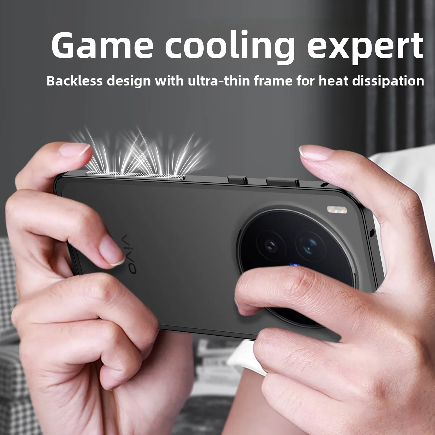 Luxury Ultra Thin Heat Dissipation Aluminum Alloy Frame Case - Bare Machine Shockproof Cover