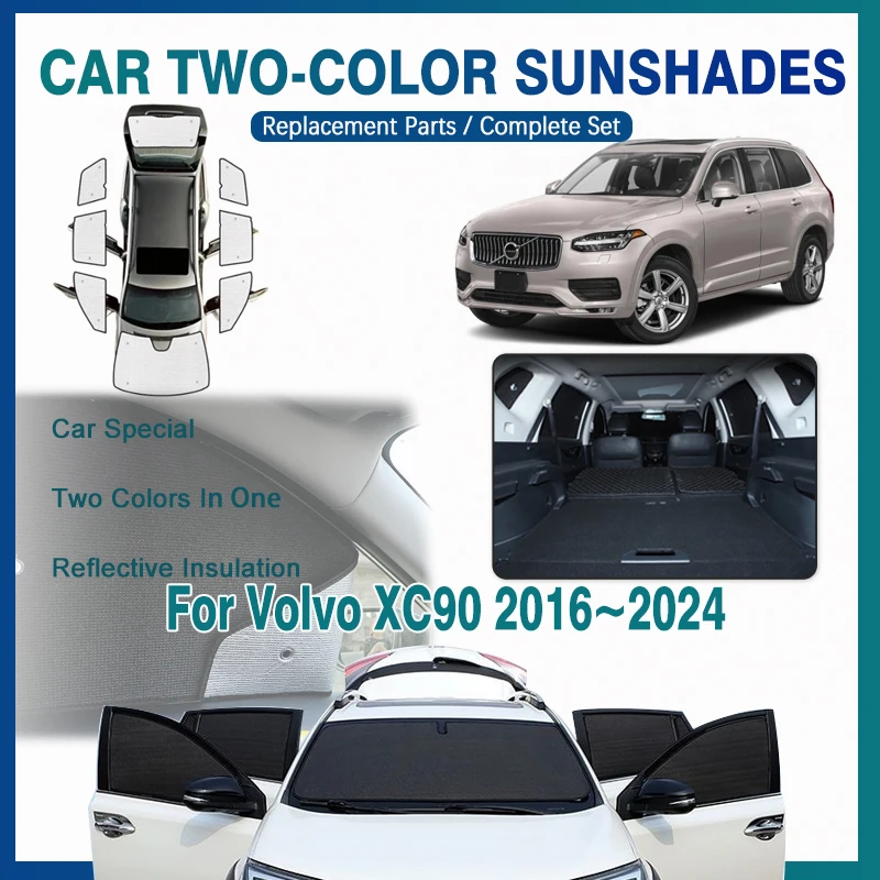 

Автомобильный козырек для Volvo XC90 XC 90 MK2 2016 ~ 2024, козырек от солнца