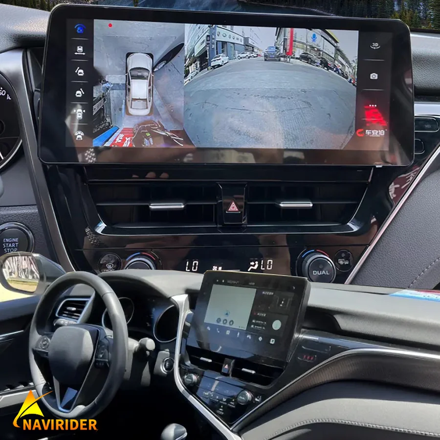 

12.3" Radio Android 13 Screen For Toyota Camry 2022 2021 Multimedia Video Player GPS Navigation Wireless Carplay Head Unit 128GB