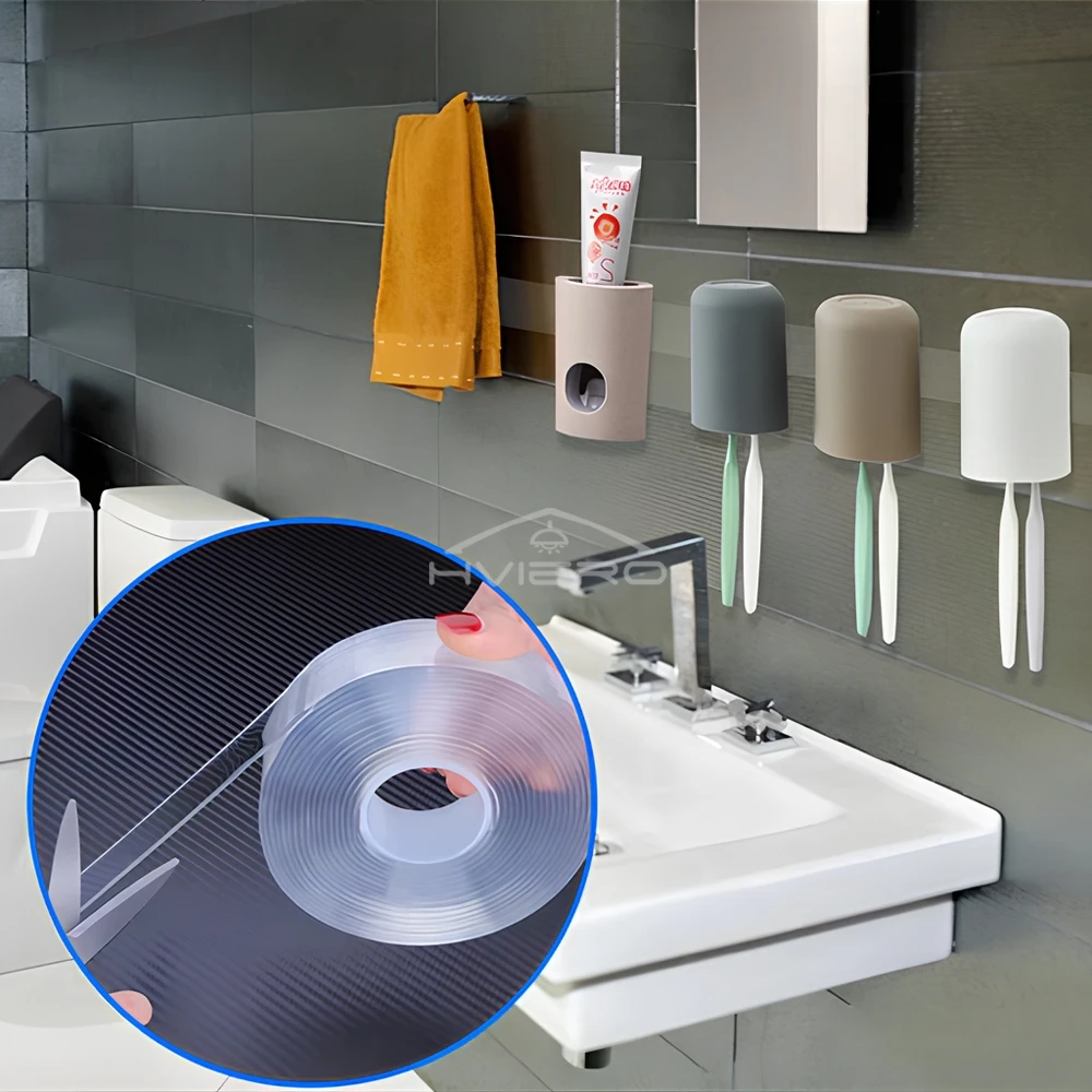 20mm Monster Tape Waterproof Wall Stickers Reusable Heat Resistant Bathroom Home Decoration double sided tape