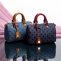 Women's Shoulder Bag 2025 New Cowboy Splicing Pillow Bag, Casual Party Women's Handbag - Image 5