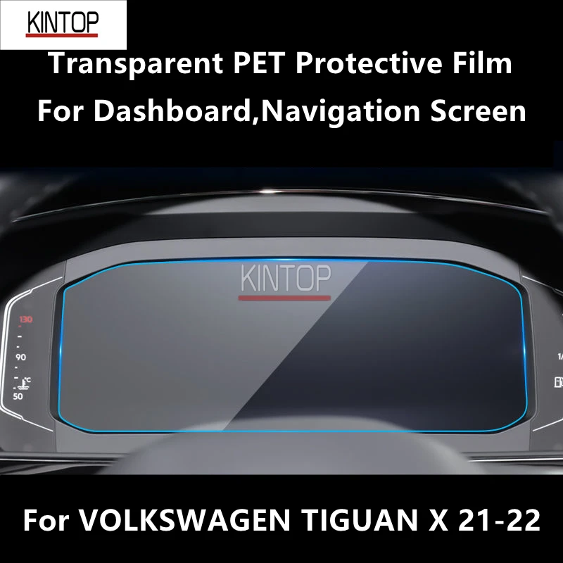 

For VOLKSWAGEN TIGUAN X 21-22 Dashboard,Navigation Transparent PET Protective Film Anti-scratch Repair Film Accessorie Refit