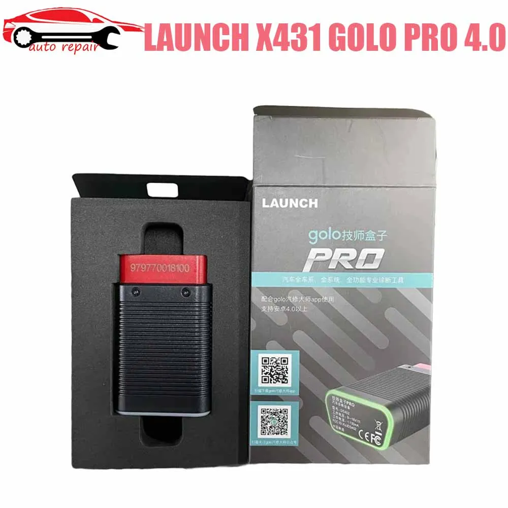 Lancio Di Spedizione Veloce X431 Golo Pro 4.0 Scanner Obd2 Supporta Tutto Il Lancio Del Sistema 4.0 Pro In Stock Pk Easydiag 3.0 Dbscar2