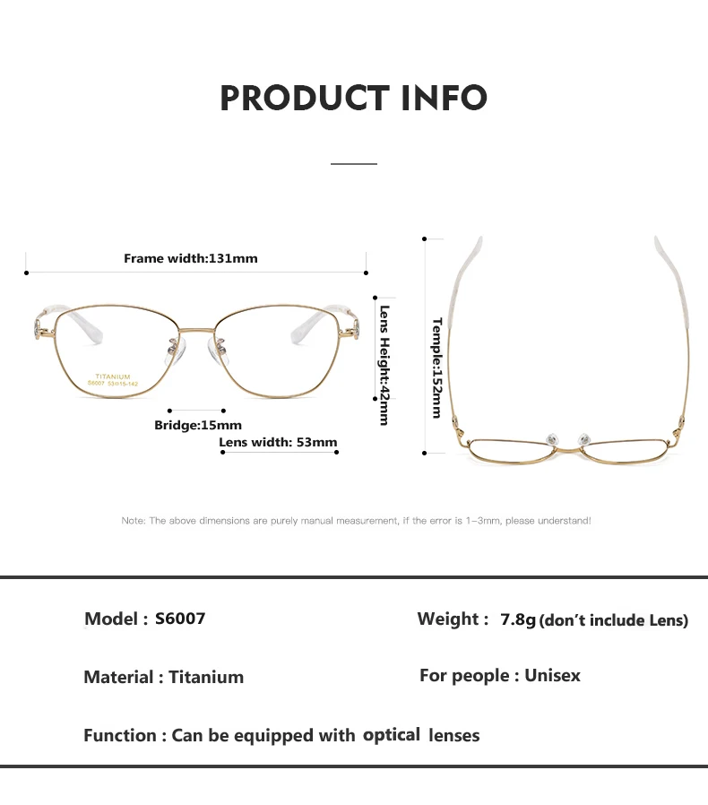 Oveliness Women's Eyeglasses 7