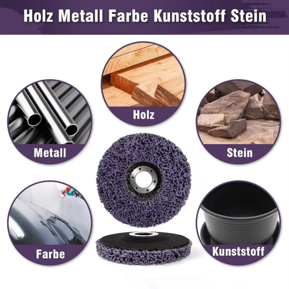 Stainless Steel Polishing Wheel Angle Grinder 100/115/125mm Coral Disc Abrasive Wheel Paint Rust Removal Clean Tool grinding disc abrasive wheel grinding wheel