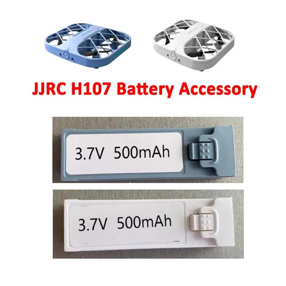 Original JJRC H107 Battery Spare Parts Rechargeable 3.7V 500mAh Lipo RC Drone Quadcopter Accessory