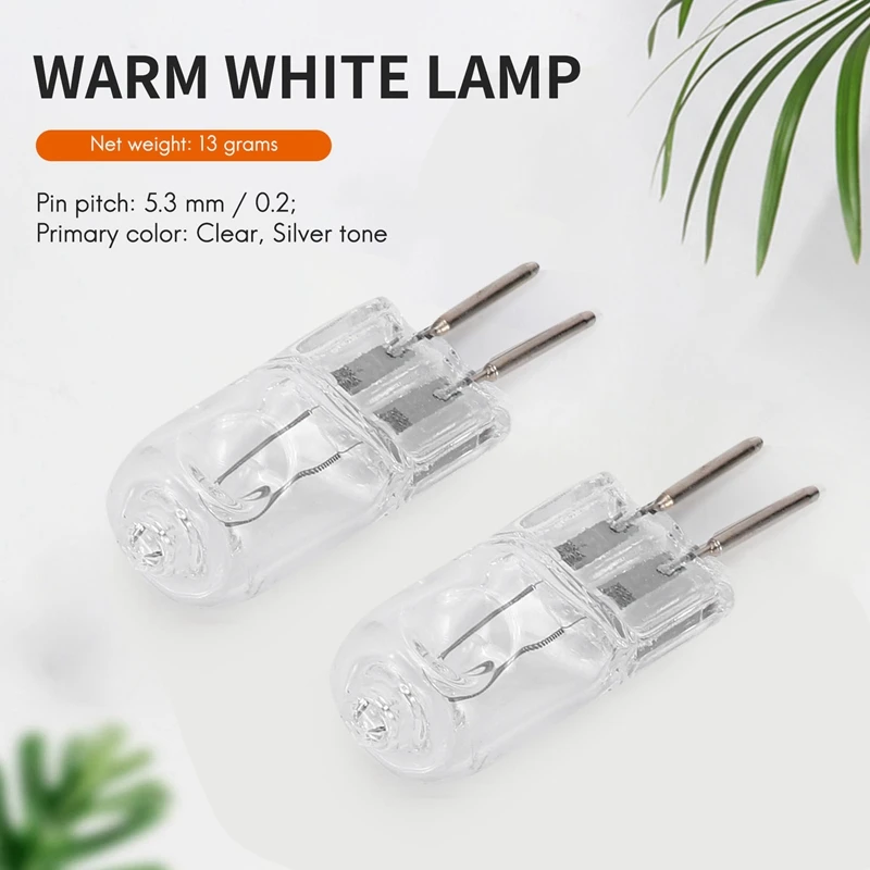New 4 220V 35W G5, 3 pin power supply dual halogen bulb warm white