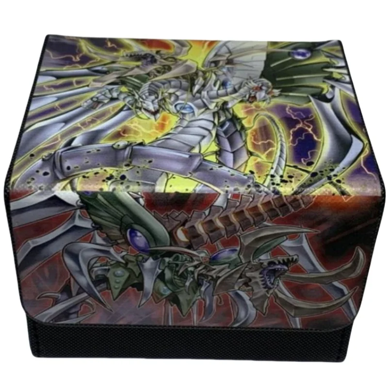 Карта чехол Yu-Gi-Oh Tcg Cyber cyberблума конец дракона Сделай Сам качественная кожаная экшн-игрушка фигурки аниме игра коллекция коробка для хранения
