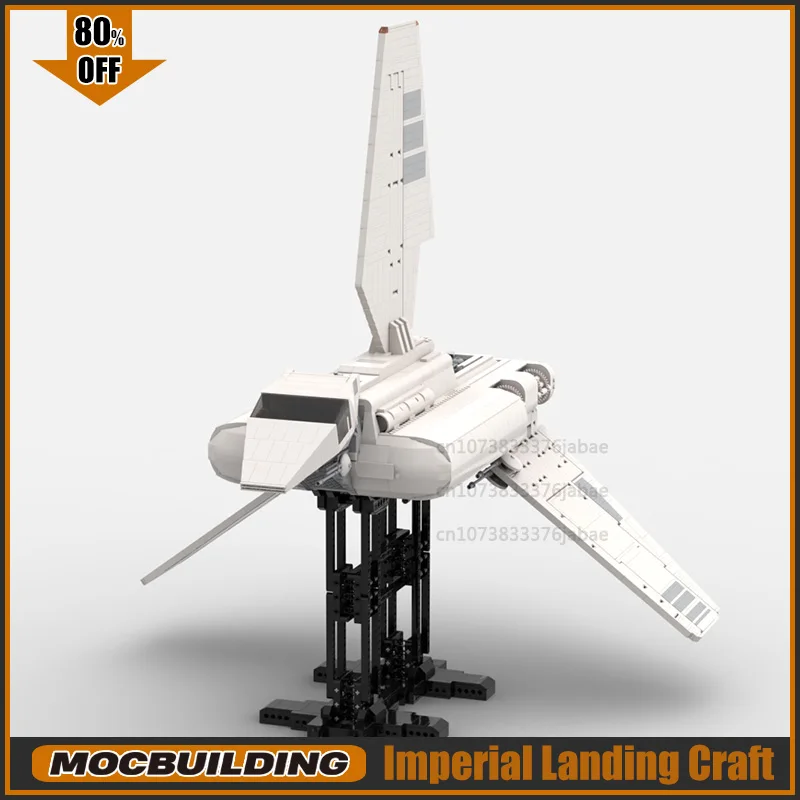 

Imperial Landing Craft MOC Building Blocks UCS Spacecraft Model Technology Bricks DIY Assembly Collection Toys Xmas Gifts