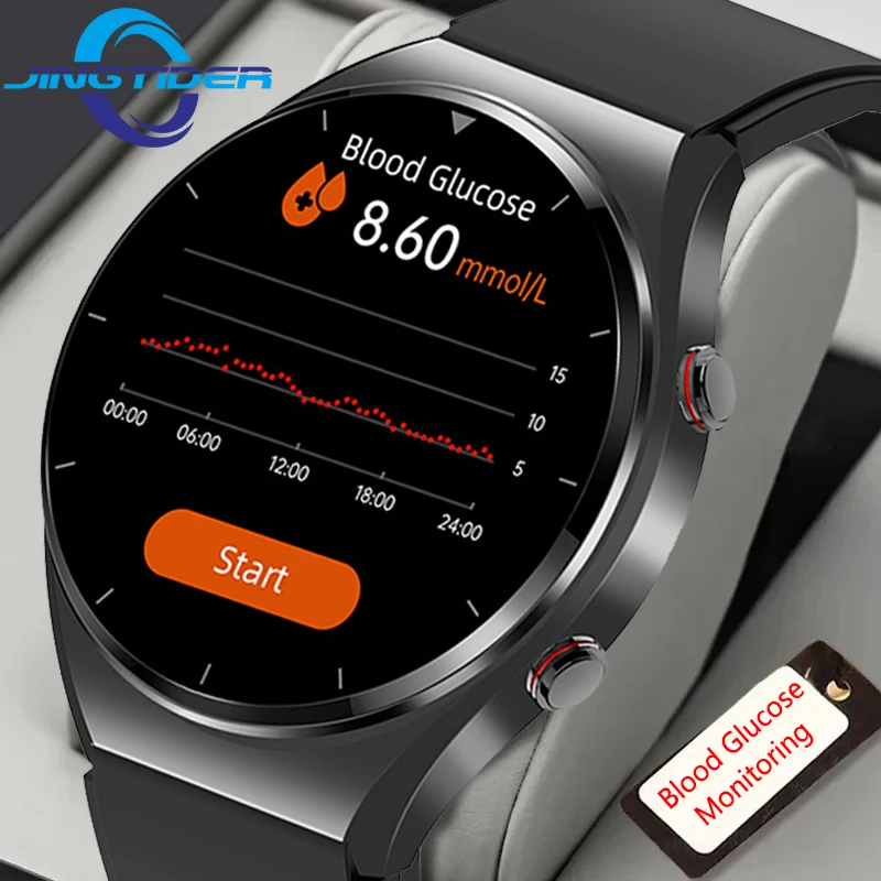 

NEW E09 ECG HRV Fitness Smart Watch Non-Invasive Blood Glucose Monitor Smartwatch Body Temperature Blood Pressure Sugar Watch